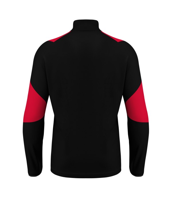 IZEL 1/4 ZIP TOP BLK/RED