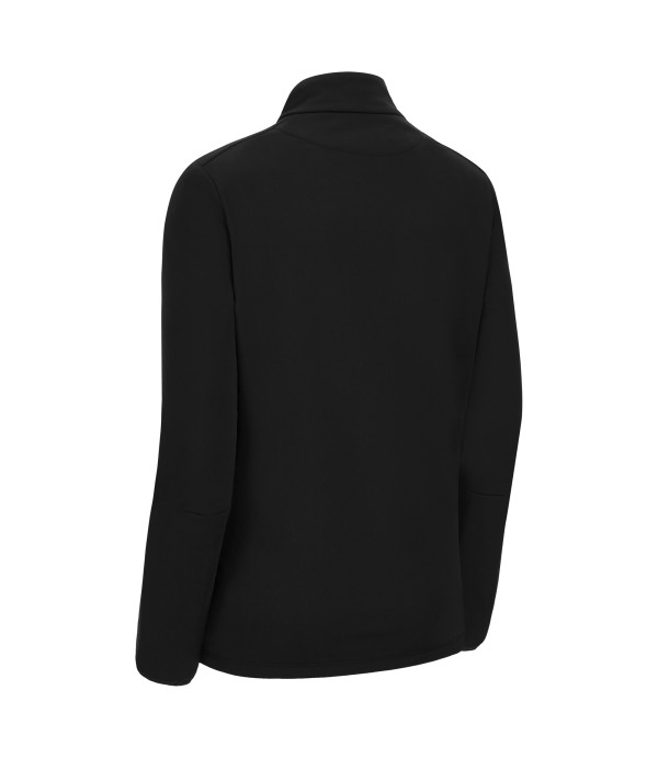 MAIRA WOMAN 1/4 ZIP TOP BLK/WHT