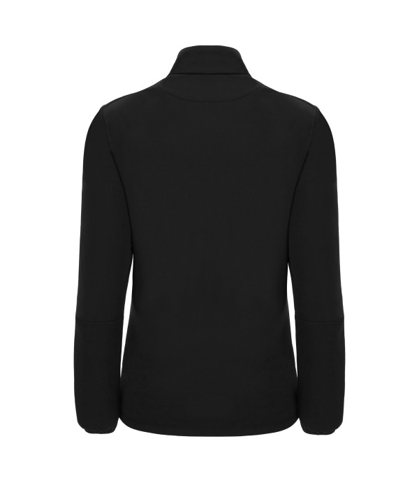 MAIRA WOMAN 1/4 ZIP TOP BLK/WHT