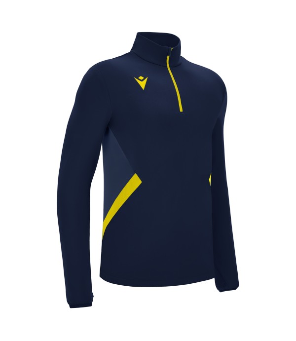 PIAVE 1/4 ZIP TOP NAV/YEL