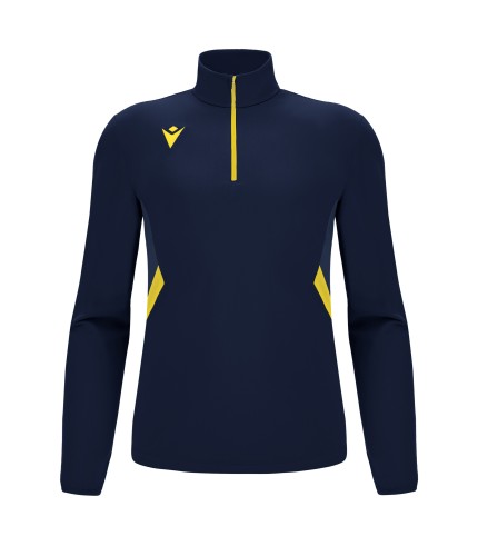 PIAVE 1/4 ZIP TOP NAV/YEL