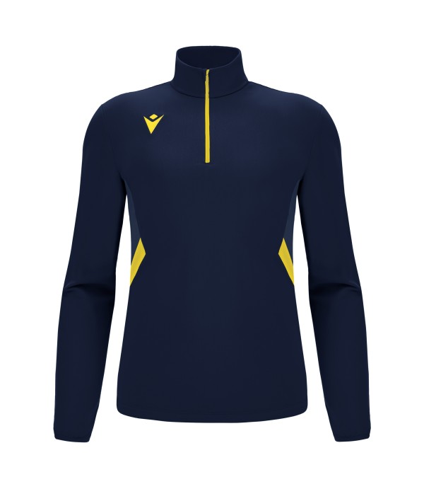 PIAVE 1/4 ZIP TOP NAV/YEL