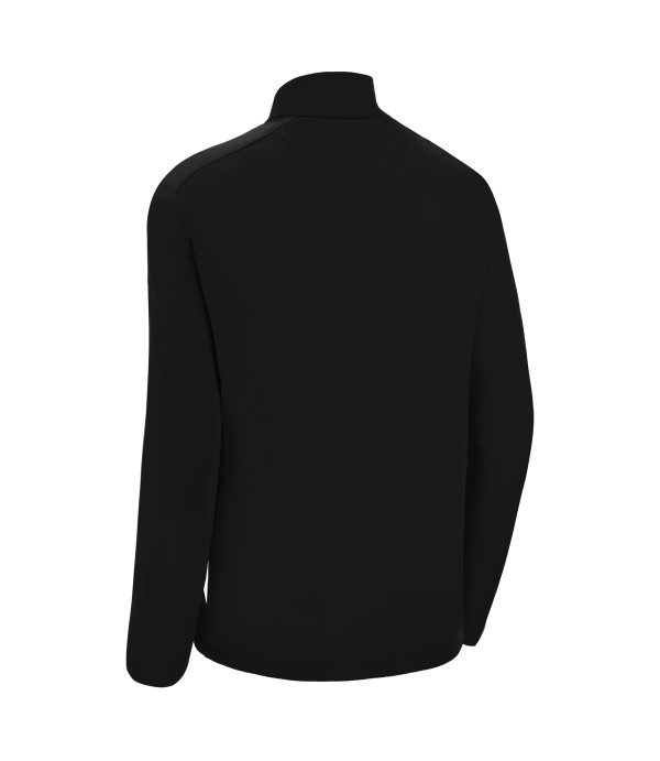 PIAVE 1/4 ZIP TOP BLK/WHT