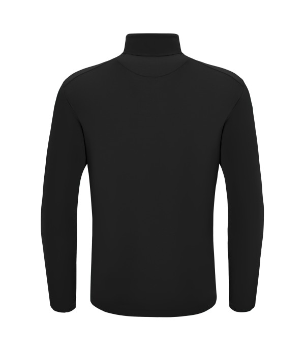 PIAVE 1/4 ZIP TOP BLK/WHT