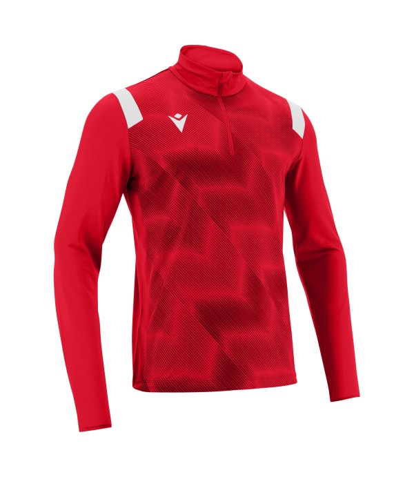 PURUS 1/4 ZIP TOP RED/WHT