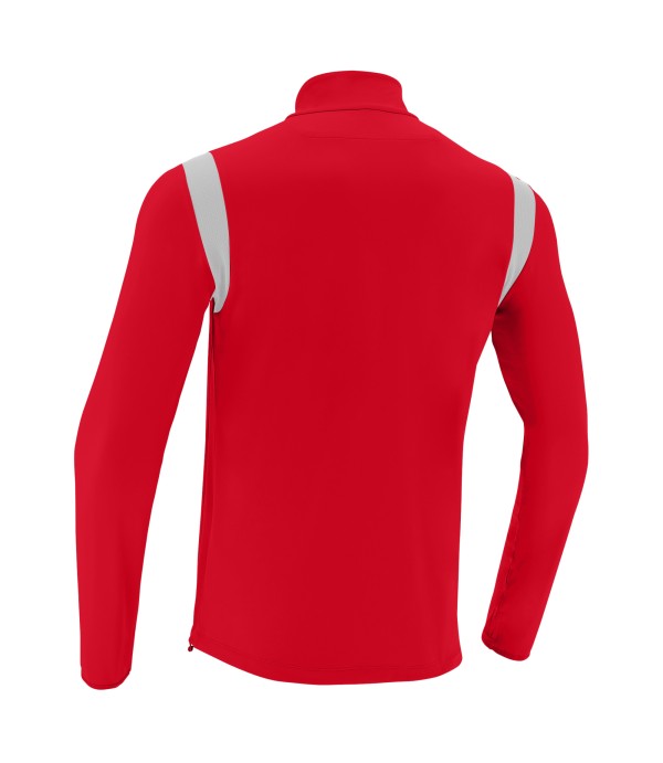 PURUS 1/4 ZIP TOP RED/WHT