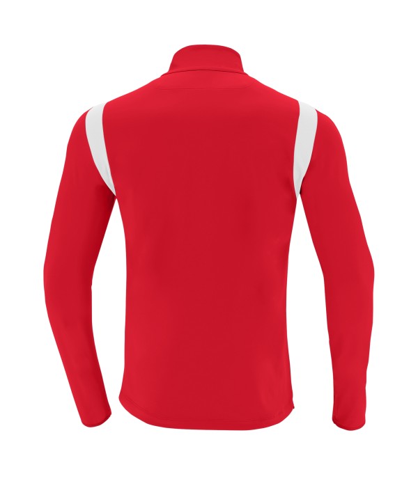 PURUS 1/4 ZIP TOP RED/WHT