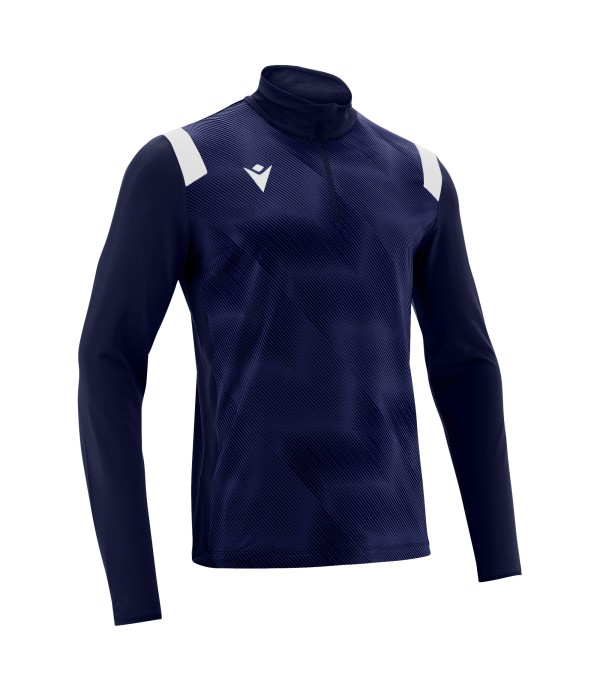 PURUS 1/4 ZIP TOP NAV/WHT