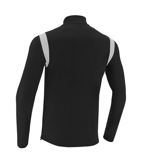 PURUS 1/4 ZIP TOP BLK/WHT