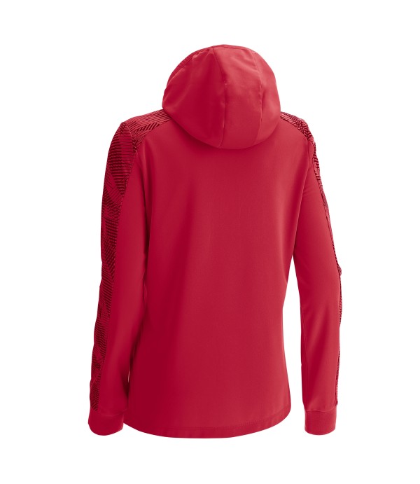 APHRODITE FULL LENGTH ZIP WOMAN HOODIE RED/DRED