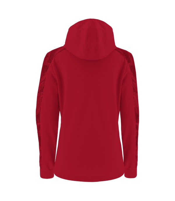 APHRODITE FULL LENGTH ZIP WOMAN HOODIE RED/DRED