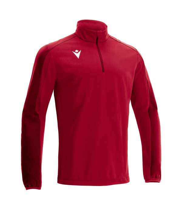 ARNO 1/4 ZIP TOP RED/DRED