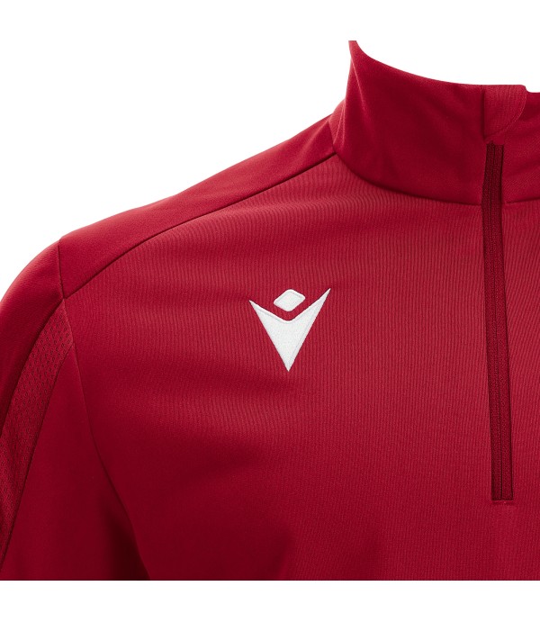 ARNO 1/4 ZIP TOP RED/DRED