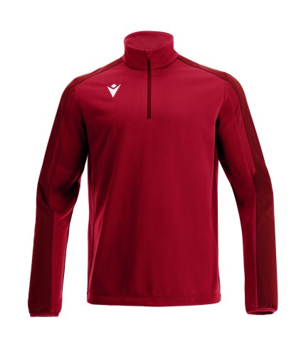 ARNO 1/4 ZIP TOP RED/DRED