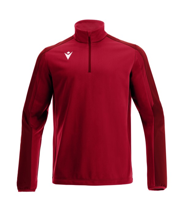 ARNO 1/4 ZIP TOP RED/DRED