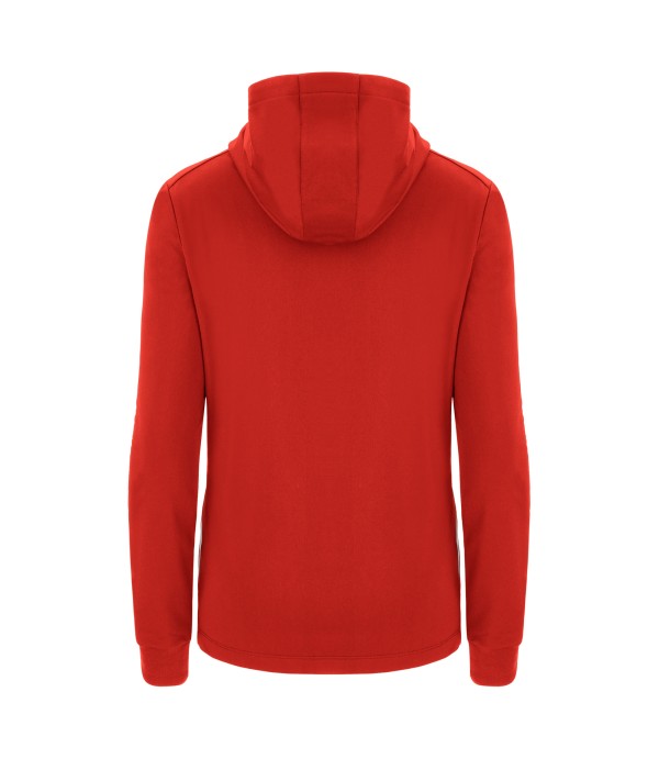 BASTET FULL ZIP TOP HOODY WOMAN RED/WHT