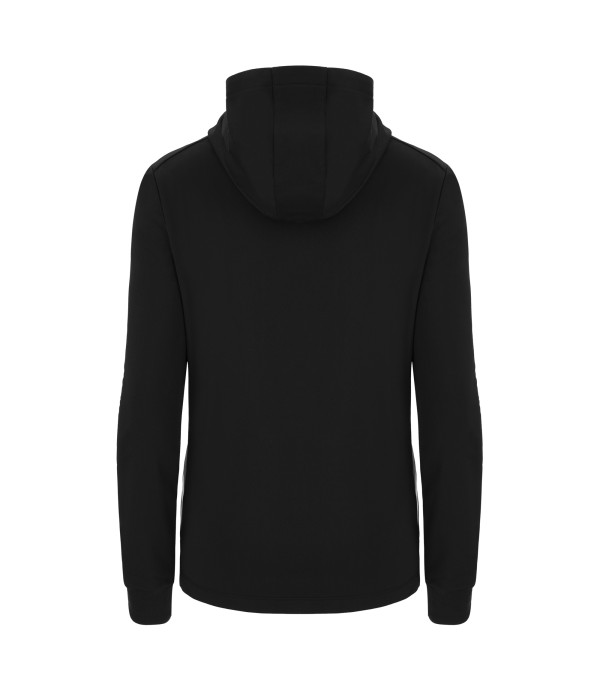 BASTET FULL ZIP TOP HOODY WOMAN BLK/WHT