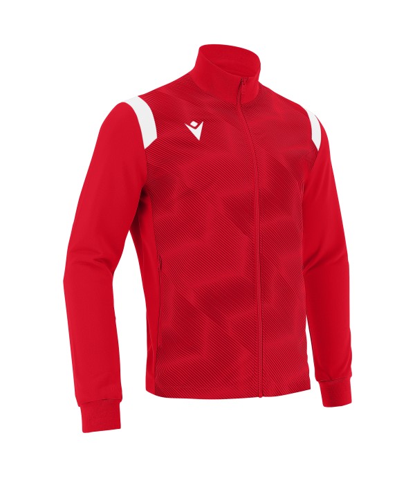 BENDIS FULL ZIP TOP MICRO RED/WHT