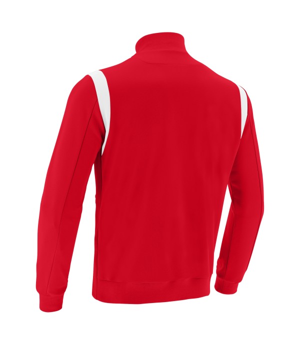 BENDIS FULL ZIP TOP MICRO RED/WHT