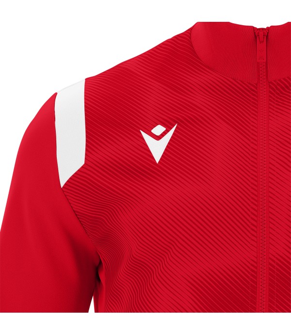 BENDIS FULL ZIP TOP MICRO RED/WHT