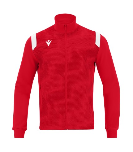 BENDIS FULL ZIP TOP MICRO RED/WHT