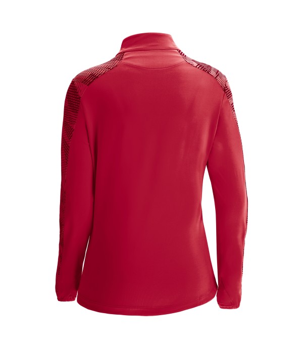 DORA 1/4 ZIP WOMAN TOP RED/DRED