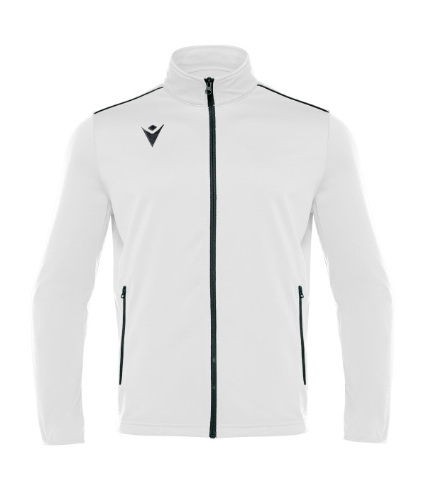 NEMESIS FULL ZIP TOP WHT