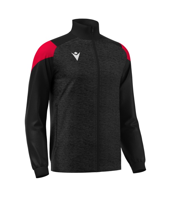 PROMETHEUS FULL ZIP TOP BLK/RED