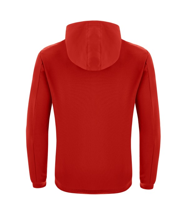 TIAMAT FULL ZIP MICRO HOODY TOP RED/WHT