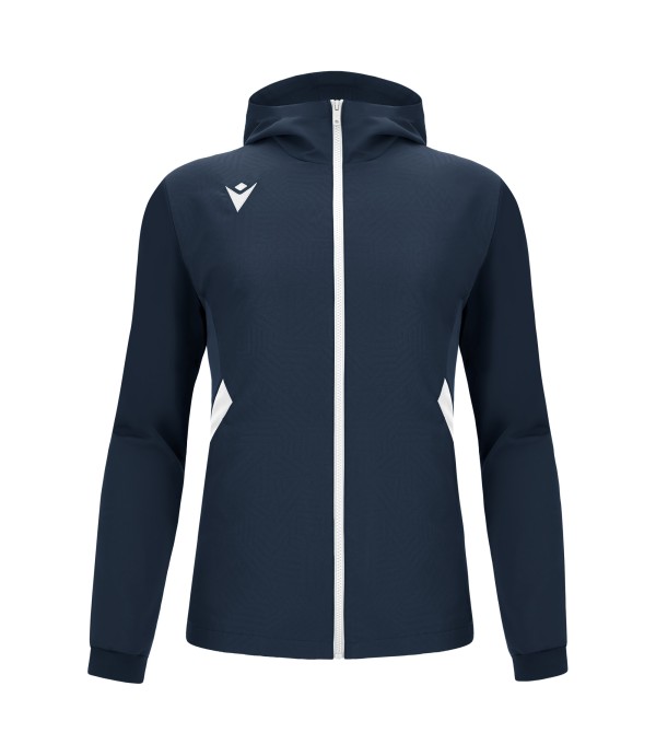 TIAMAT FULL ZIP MICRO HOODY TOP NAV/WHT