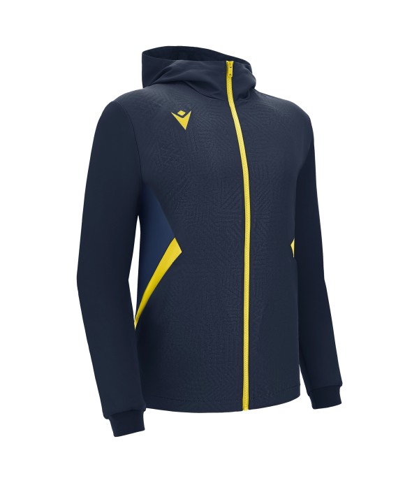 TIAMAT FULL ZIP MICRO HOODY TOP NAV/YEL