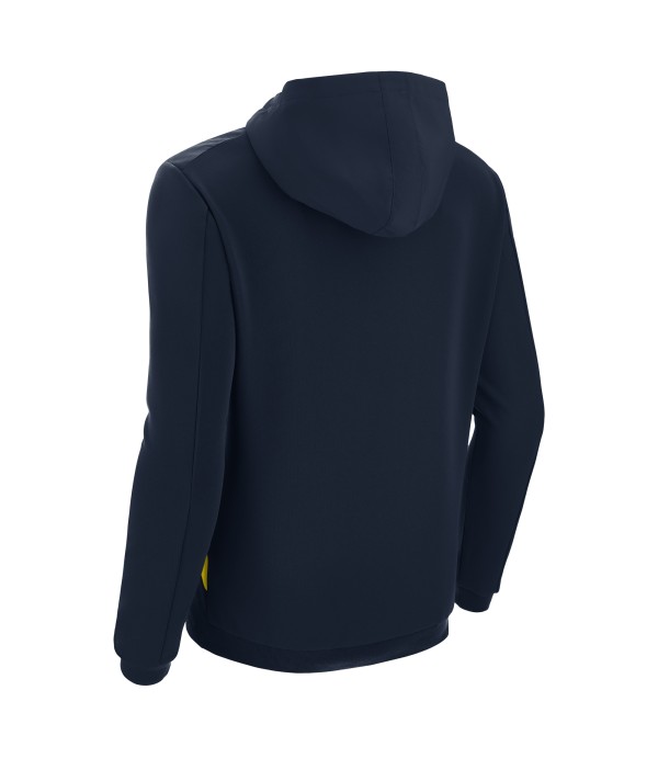 TIAMAT FULL ZIP MICRO HOODY TOP NAV/YEL