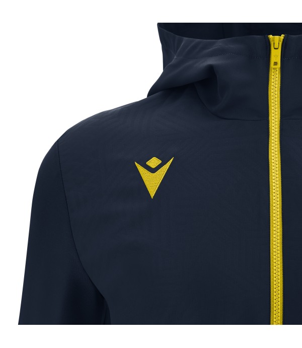 TIAMAT FULL ZIP MICRO HOODY TOP NAV/YEL