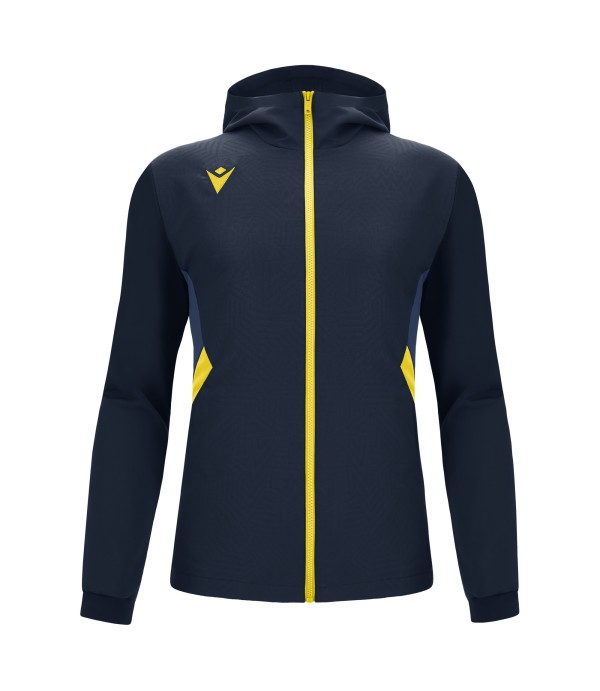 TIAMAT FULL ZIP MICRO HOODY TOP NAV/YEL