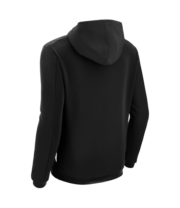 TIAMAT FULL ZIP MICRO HOODY TOP BLK/WHT