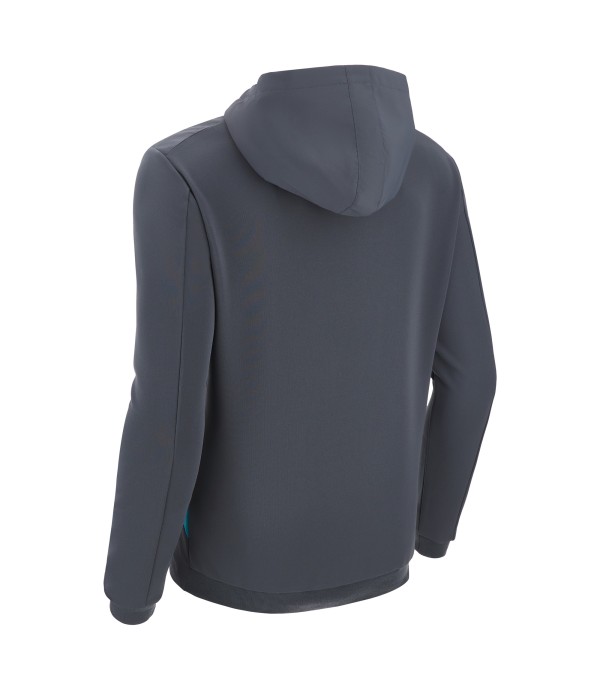 TIAMAT FULL ZIP MICRO HOODY TOP ANT/NSKY