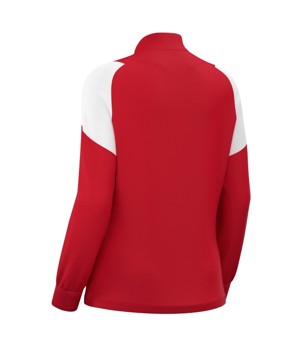 VALKYRIA WMN FULL ZIP TOP RED/WHT