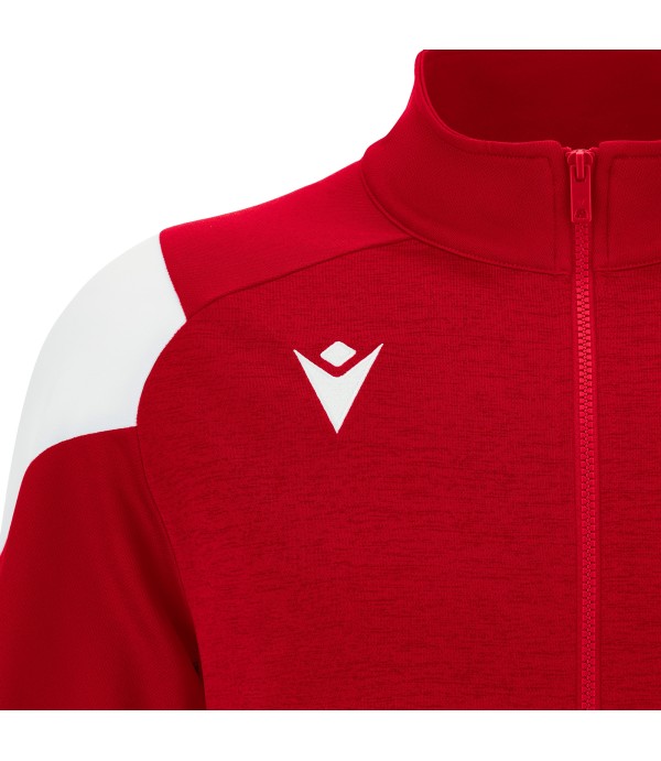 VALKYRIA WMN FULL ZIP TOP RED/WHT