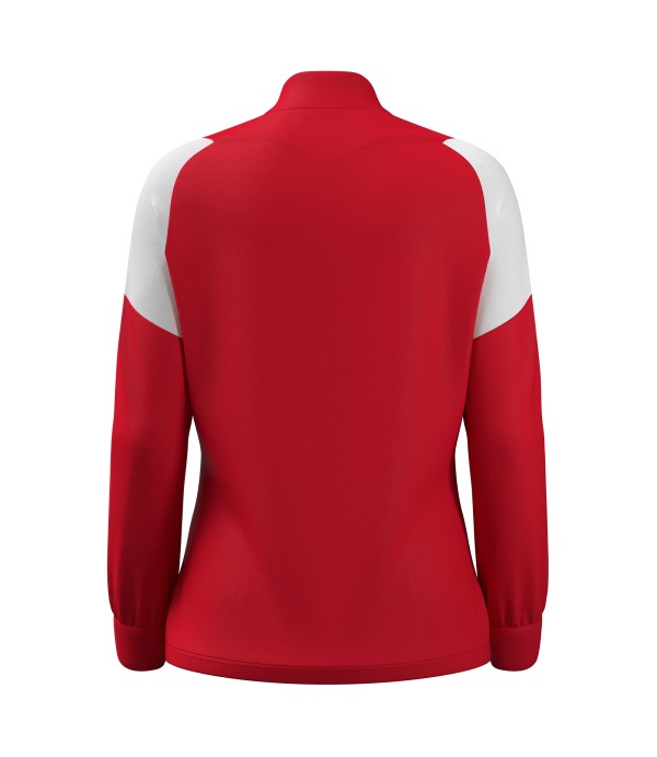 VALKYRIA WMN FULL ZIP TOP RED/WHT