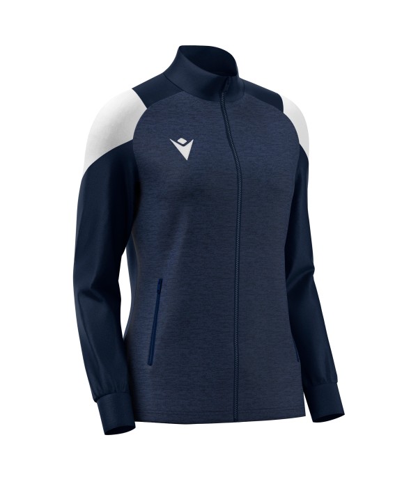 VALKYRIA WMN FULL ZIP TOP NAV/WHT