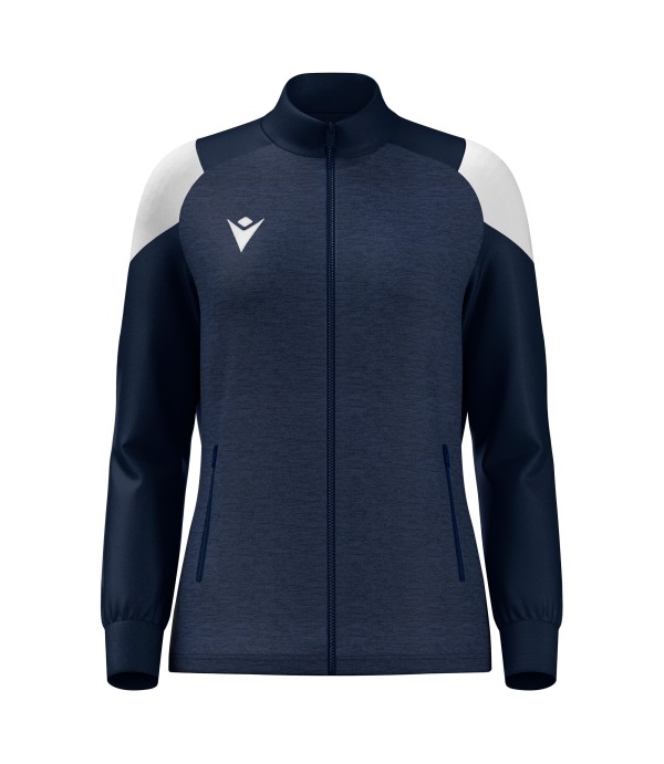 VALKYRIA WMN FULL ZIP TOP NAV/WHT