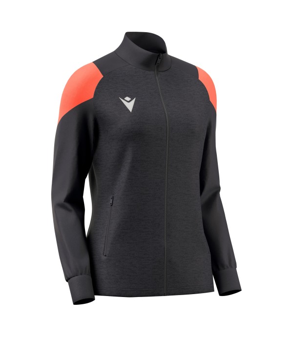 VALKYRIA WMN FULL ZIP TOP ANT/NCORAL