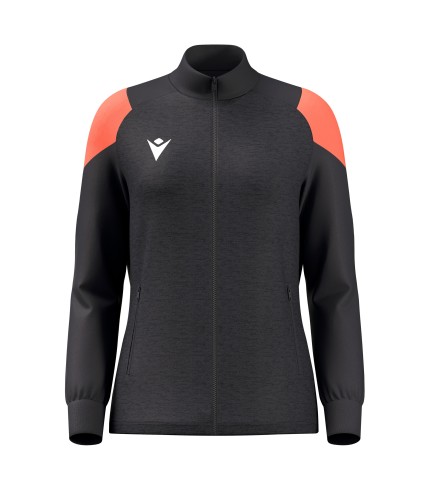 VALKYRIA WMN FULL ZIP TOP ANT/NCORAL