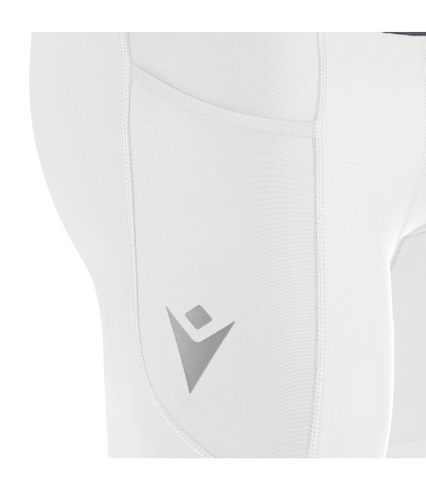 LOTUS COMPRESSION SHORTS WHT