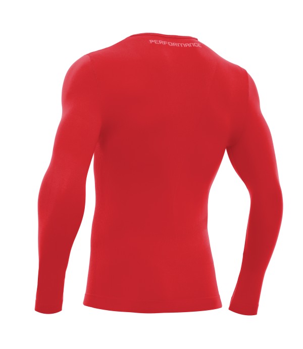 PERFORMANCE TECH UNDERWEAR TOP LS RED