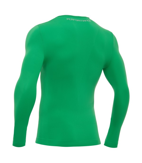 PERFORMANCE TECH UNDERWEAR TOP LS GRN