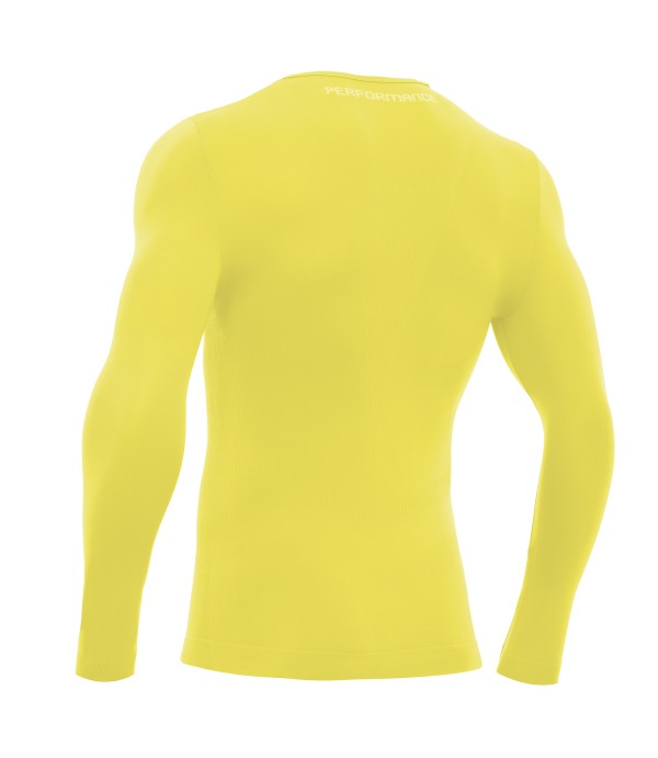 PERFORMANCE TECH UNDERWEAR TOP LS YEL