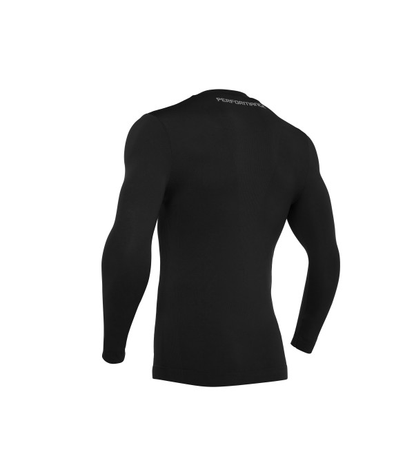 PERFORMANCE TECH UNDERWEAR TURTLENECK TOP LS BLK