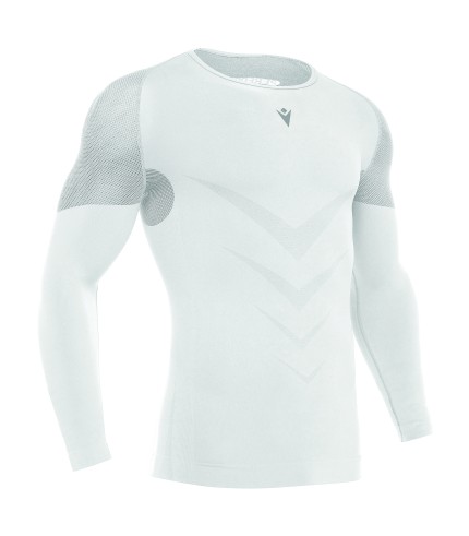 PERFORMANCE ++ COMPRESSION TECH UNDERWEAR TOP LS WHT