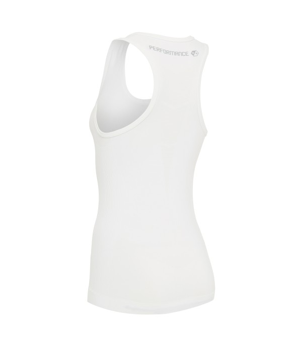 PERFORMANCE ++ WOMAN COMPRESSION TECH UNDERWEAR SINGLET WHT